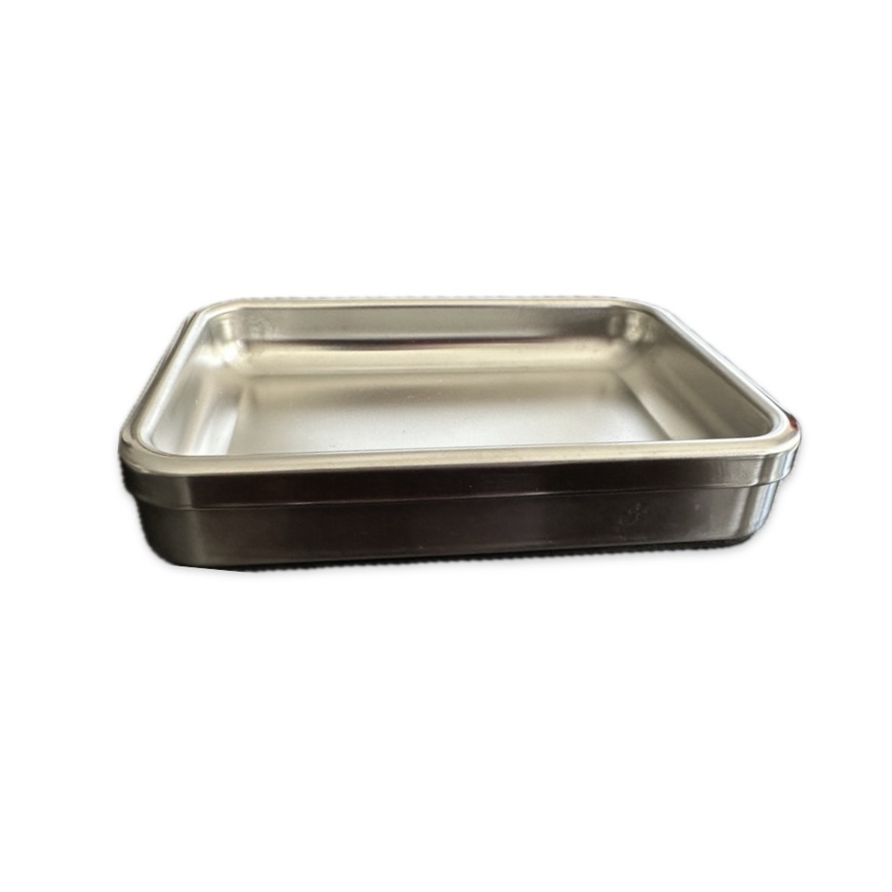 3/$15 EUC Stainless steel soap dish